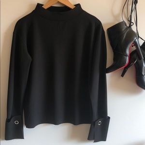Zara blouse with raw edge